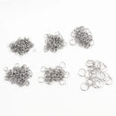 Open Jump Rings 200pcs/lot 3 4 5 6 7 8 10 mm Open JumpRings for DIY Jewelry Making Necklace Bracelet Findings Connector Supplies