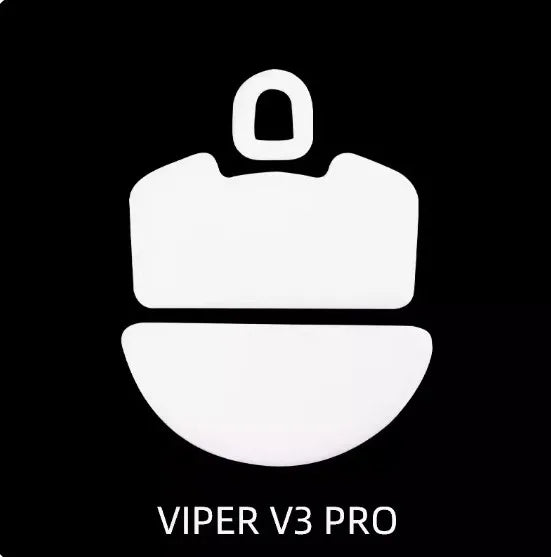 1 Pack Original Esports Tiger ICE V2 Mouse Skates For Razer Viper V3 PRO White Arc PTFE Mice Feet Glides