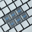 5/10/30/50pcs Low Profile Choc PBT Keycaps for Kailh 1350 Choc Switches Mechanical Keyboard Ultra Thin Black White Transparent