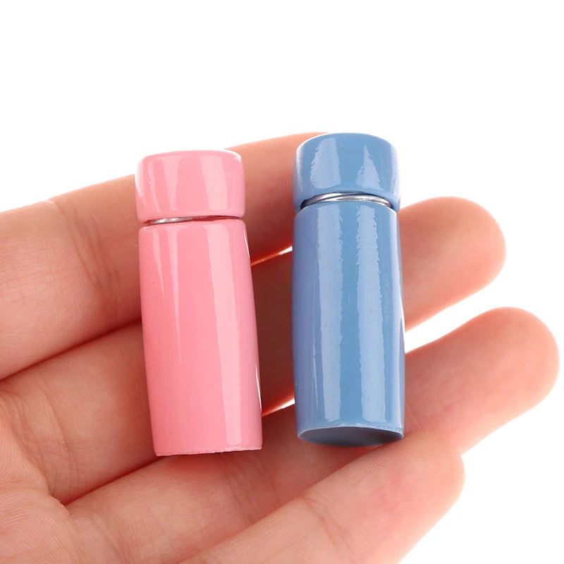 1/12 Dollhouse Miniature Thermos Cups Miniature Food Play Scene Doll House Accessories Thermo Water Cup Doll House Decoration