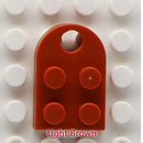 50pcs DIY Building Blocks 3176 Brick Heart Necklace/Key Ring Toys 2x 3 Heart-shaped Multicolor Educational Toy Gift for Children