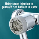 1080° Rotatable Extension Faucet Sprayer Head Water Tap Nozzle Universal Bathroom Tap Extend Adapter Aerator 2 Spray Modes