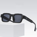 SO&EI Fashion Square Men Sunglasses Retro Rivets Women Yellow Blue Shades UV400 Sun Glasses