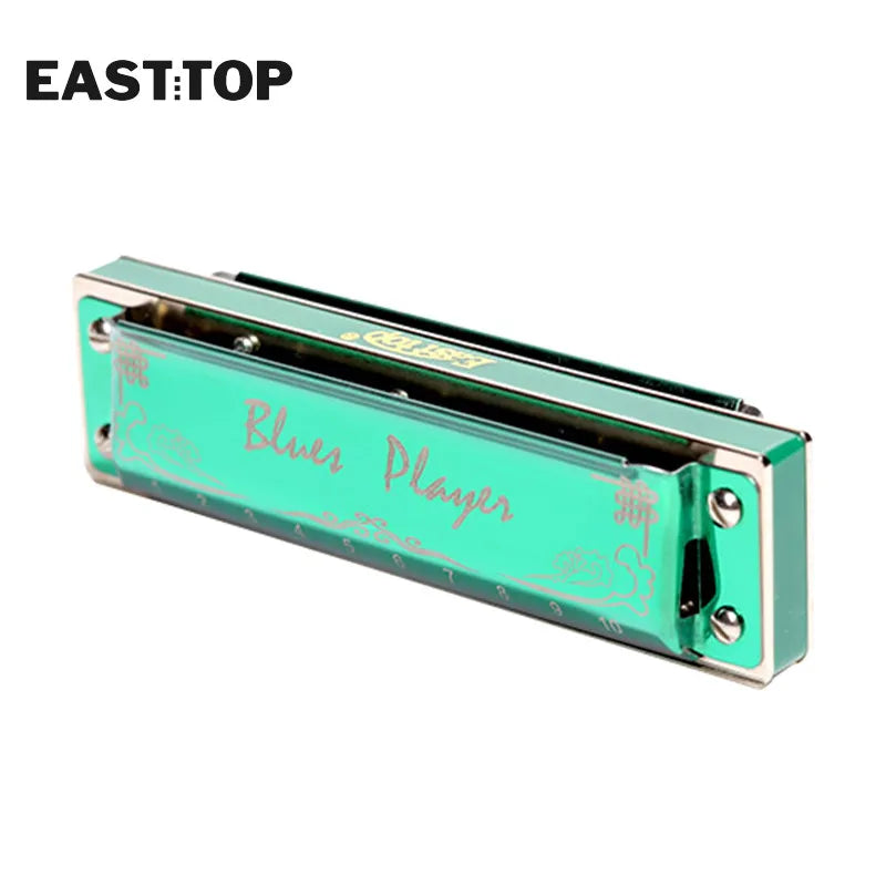 EASTTOP PR020 10 Holes Diatonic Harmonica Blues Harp Diatonic 10 Hole Blues Professional Harmonica Musical Instruments