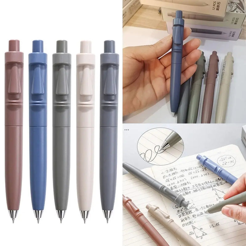 CS Tip Pocket Pen High Quality 0.5mm Black Ink Quick-drying Ballpoint Pen Short Mini Gel Pen Student Specific