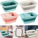 Portable Footbath Massage Bucket Easy To Store Foldable Foot Bath Tray Collapsible Foot Soak Bucket for Soaking Feet