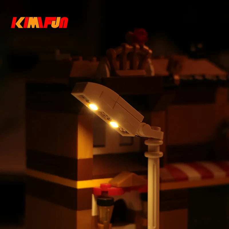 10PCS 0.8mm Pin RGB LED Building Blocks USB Lamp DIY Street Light City Electric Decorate 1X1 Brick Compatible All Brands