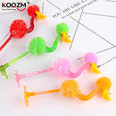 1pc Kawaii Cartoon Ostrich Shape Ballpoint Pen Blue Ink Creative Feather Pens For Student Office Writing Stationery Supplies