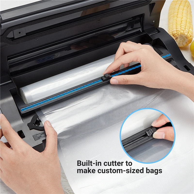 INKBIRD Plastic Bag Sealer Vacuum Sealing Machines With Dry/Moist/Pulse/Canister Packaging Modes Versatile Kitchen Appliances