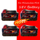 For Milwaukee 18V battery M18-HB3 high energy battery  12AH ,for  original Milwaukee M12-18FC charger 48-11-1815