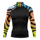 New Summer Men's Rashguard Long Sleeve Surfing Shirts Sunscreen Lycra Fabric Surf Sweatshirt UV Protection RightTrack Swimwear