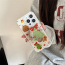 Cute Christmas Magnentic Phone Case For iPhone 16 Pro 14 13 15 Pro Max Cover with Magsafe Holder Shockproof Cute Puppy Cases 15