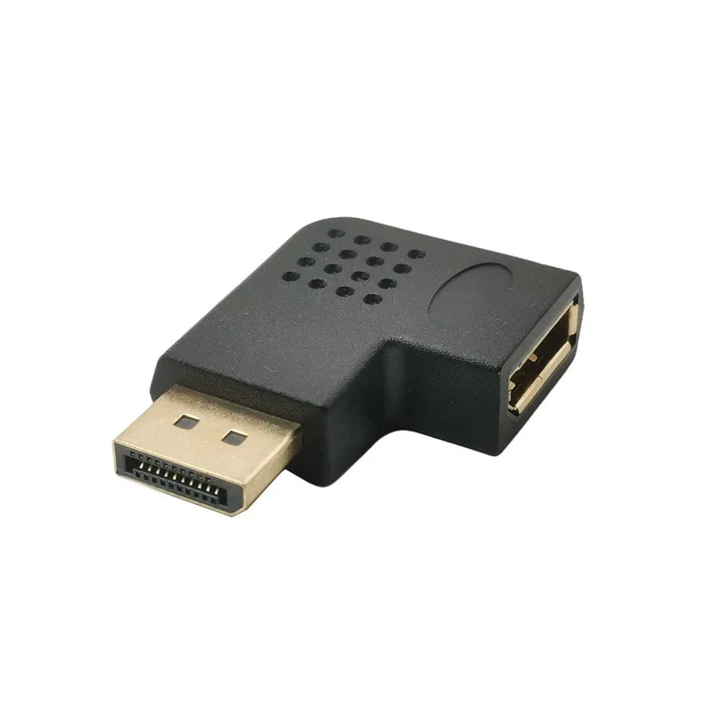 UP Down Displayport Adapter Right Angle DP Adapter 8k/60Hz 4K/144Hz Pass Durch 90 Grad Winkel Displayport 1,4 Konverter