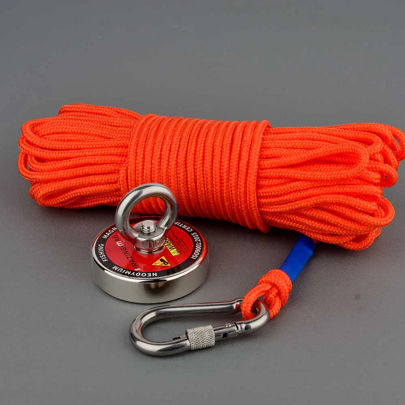 400lb Single side Magnets Fishing Grapping Hook Magnetic Recovery Salvage Strong Retrieval Magnet N52 Neodymium Magnets