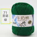 2Pcs Milk Cotton Knitting Yarn Soft Warm Yarn for Hand Knitting Worsted Crochet Threads Wool Line for Handmade