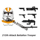 ARC Clone Troopers Building Blocks LUKE Skywalker Mandalorians Boba Fett Palpatine Yoda R2D2 Bricks Action Figures Toys