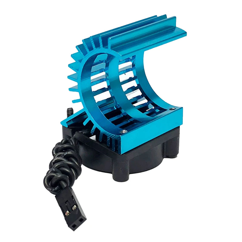 RC 380 390 2838 2845 2847 Brushless Motor RC Motor Fan Aluminum Cover Heat Sink with Cooling Fan for 1/14 1/16 1/18 RC Car