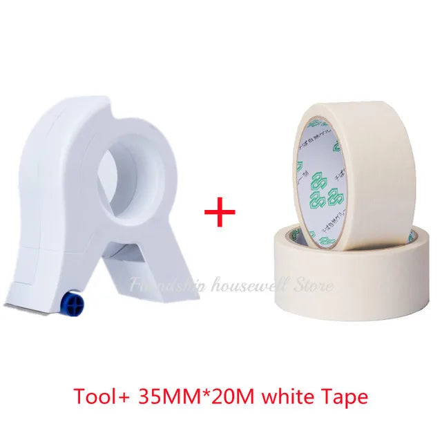 Painter Masking Tape Applicator Dispenser Machine Wall Floor Painting Packaging Sealing Tool for 1.88-2" x 60 Yard Standard Tape