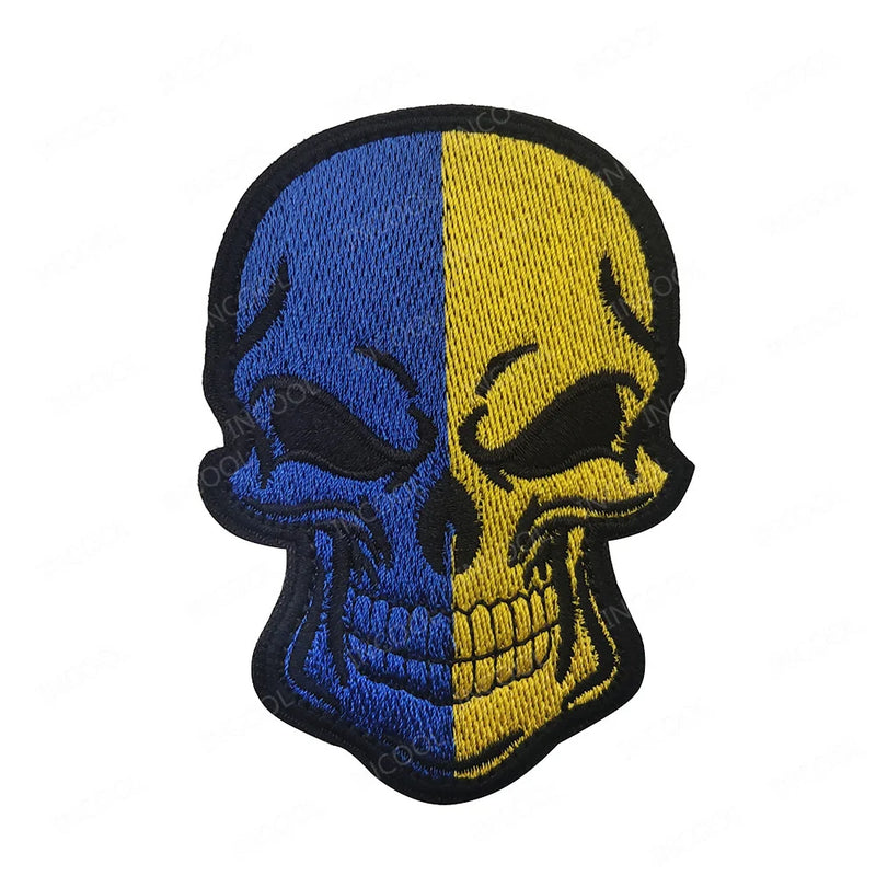 Ukraine Embroidered Patch Ukrainian Patches Appliqued Reflective Chevron Strip Patches For Clothing