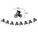 Bike Game Birthday Decorations Bicycle Garland Banner Cycling  Rider Cupcake Toppers Boy Birthday Baby Shower Party Decoration