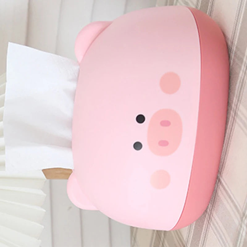 Card cute home living room tissue box simple creative desktop hygiene roll paper storage box waterproof paper box