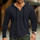 Sun Protection T-Shirts Mens Long Sleeve Hoodie Casual UV-Proof T-Shirts Breathable Lightweight Quick Dry T shirts Male