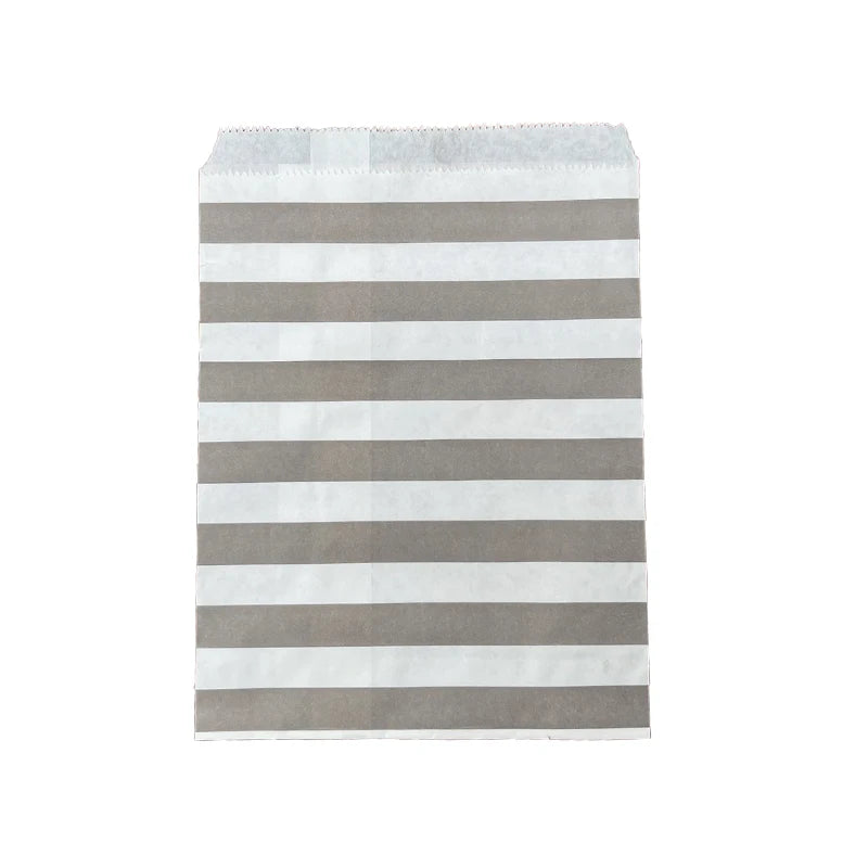 50 pcs 5x7 inch Paper Bag Four Leaf Clover Polka Dot Wavy Kraft Paper Bag Mixed Cookies Candy Gift Wrapping Bag For Christmas