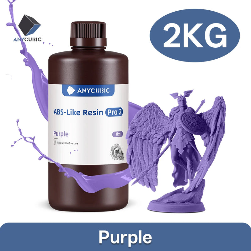 ANYCUBIC ABS-Like Pro 2 3D Printer UV Resin 405nm For LCD DLP Printers Strong Formula Printing Accuracy Up to 0.1mm ABS+ Update