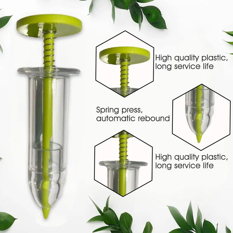 Syringe Seeder Mini Seed Sowing Dispenser Garden Precision Seeding Fertilizing Planter Manual Sower Flower Bed Gardening Tools