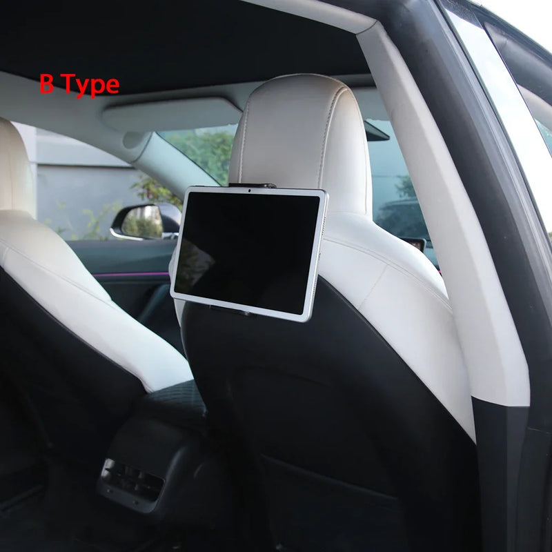 Phone Holder For Tesla Model 3 Model Y Back Seat 360 Degree Rotate Stand Support For Tablet iPad Mini Pro Interior Accessories