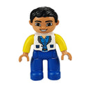 Big Size Action Figures City Princess Policemen Family Building Block Doll Character Accessory Assembly Toys for Children Gift