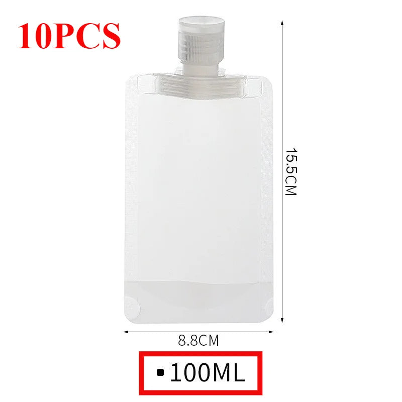 Empty Blood Bags Drinks for Halloween Zombie Vampire Costume Props Nurse Graduation Theme Party Favors Drink Pouches 10/20 PCS