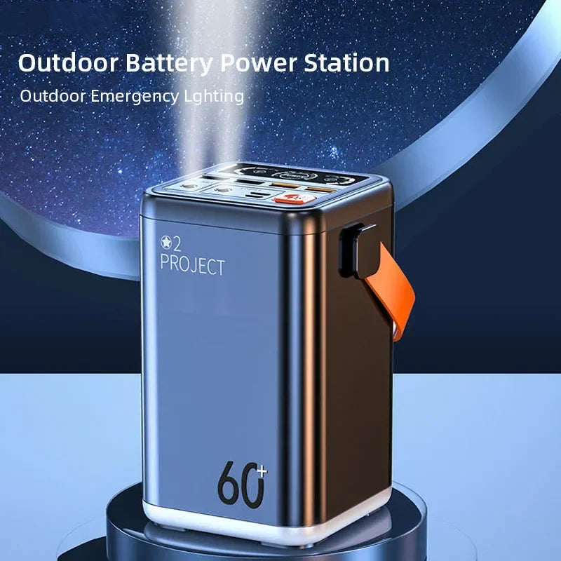 Outdoors Portable Emergency Super Power Supply Station 65W Fast Charging Spare Battery Powerbank For IPhone Xiaomi IPad Laptop