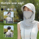 Men Breathable Full Head Mask Women Summer Sun Protection Cooling Long Balaclava Face Mask Neck Cover for Cycling Fishing