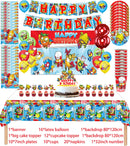 Superzings Birthday Party Supplies Balloon Banner Backdrop Tableware Cake Topper Party Decoration Baby Shower