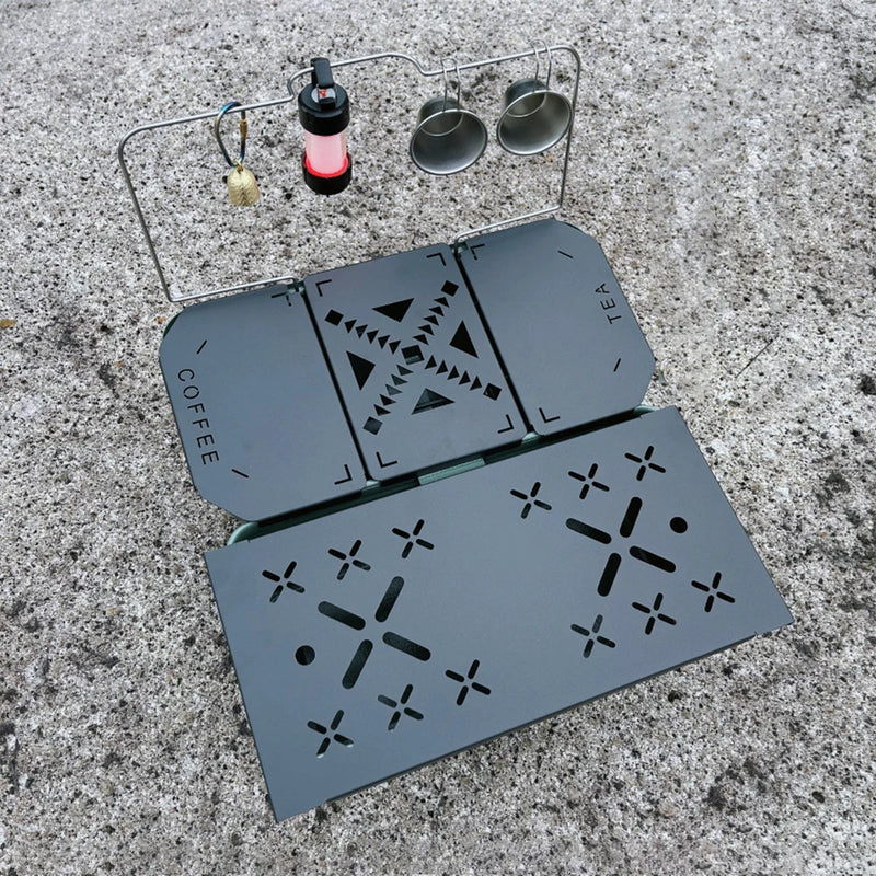 Aluminum Alloy Folding Table Top for Stanley Lunch Box 9.4L - Versatile Outdoor Camping Gear!