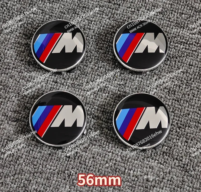 4Pcs 68MM 56MM Car Wheel Center Caps for BMW E90 E46 F10 F30 E87 F20 G20 E60 E39 E92 F11 F31 E61 F25 E36 X3 X5 Car Accessories