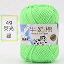 2Pcs Milk Cotton Knitting Yarn Soft Warm Yarn for Hand Knitting Worsted Crochet Threads Wool Line for Handmade