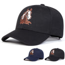 Unisex Horse Embroidery  Baseball Caps Spring Autumn Outdoor Adjustable Casual Hats Sunscreen Hat
