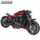 800+Pcs High-tech Classic Motorbike Building Model Blocks City Road Racer Bricks Moto Christmas Gifts Toys for Kid Boys Adult