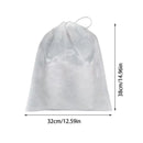 50Pcs Shoe Drawstring Bags Anti Yellowing Dustproof Shoe Bags For Travel Non-woven Storage Pouch With Drawstring For Shoes Boots