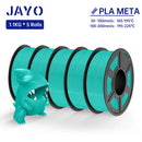 JAYO 3D Printer Filament PLA Series 1.75MM 5Rolls/10Rolls High Strength 100% No Bubble Neatly Wound for FDM DIY Gift Material