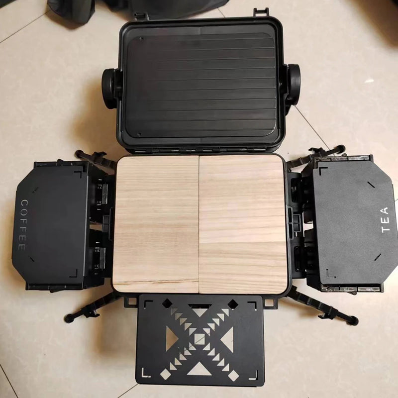 Aluminum Alloy Folding Table Top for Stanley Lunch Box 9.4L - Versatile Outdoor Camping Gear!