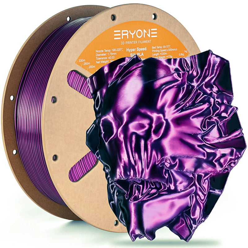 ERYONE New Arrival Hyper Speed Silk PLA Dual Color Filament High Quality 1KG 1.75mm Diamete Filament For 3D Printer Fast Ship