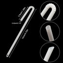 50-500pcs Cusp Straw Chain Package Curved Wrapped Drinking 3.6*150mm PP Thin Straws Milk Tea Drinks Small Straws Smoothies Party