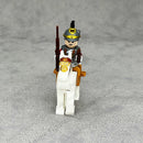 Medieval Napoleonic War French Dragoon British Soldiers Pirates Figures Army Scottish Fuisiler Building Blocks Weapons Brick Toy