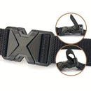 The New Men's 120cm Buckle Belt Nylon Braided Lightweight Breathable Daily Commuter Men's Belt