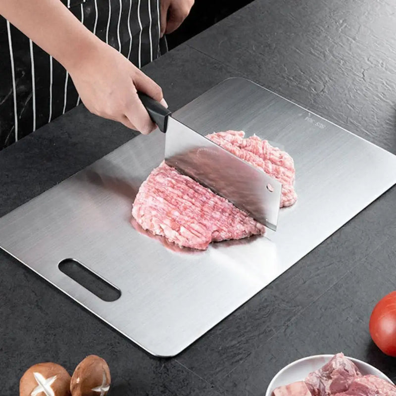 Thickened Cutting Board Stainless Steel Cut Vegetables Meat Chopping Board Cooking Tools Anti-mold Cutting Boards Mats