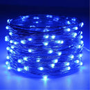 5M 10M Waterproof USB Battery LED Lights String Copper Wire Fairy Garland Light Lamp Christmas Wedding Party Holiday Lighting