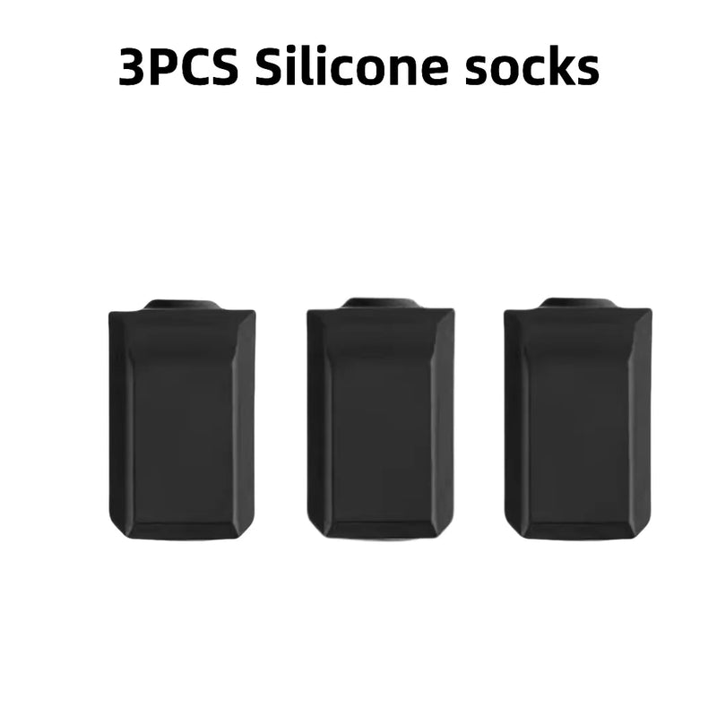 Silicone Socks For Bambu Lab X1 X1C P1P 3D Printer Hotend Extruder High-temperature Wear-resistant Black Silicone Sleeve Cover